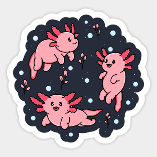 Happy Axolotl Sticker